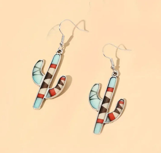 Cactus earrings