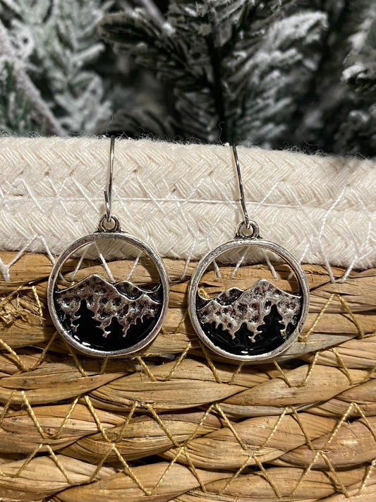 Mountain earrings